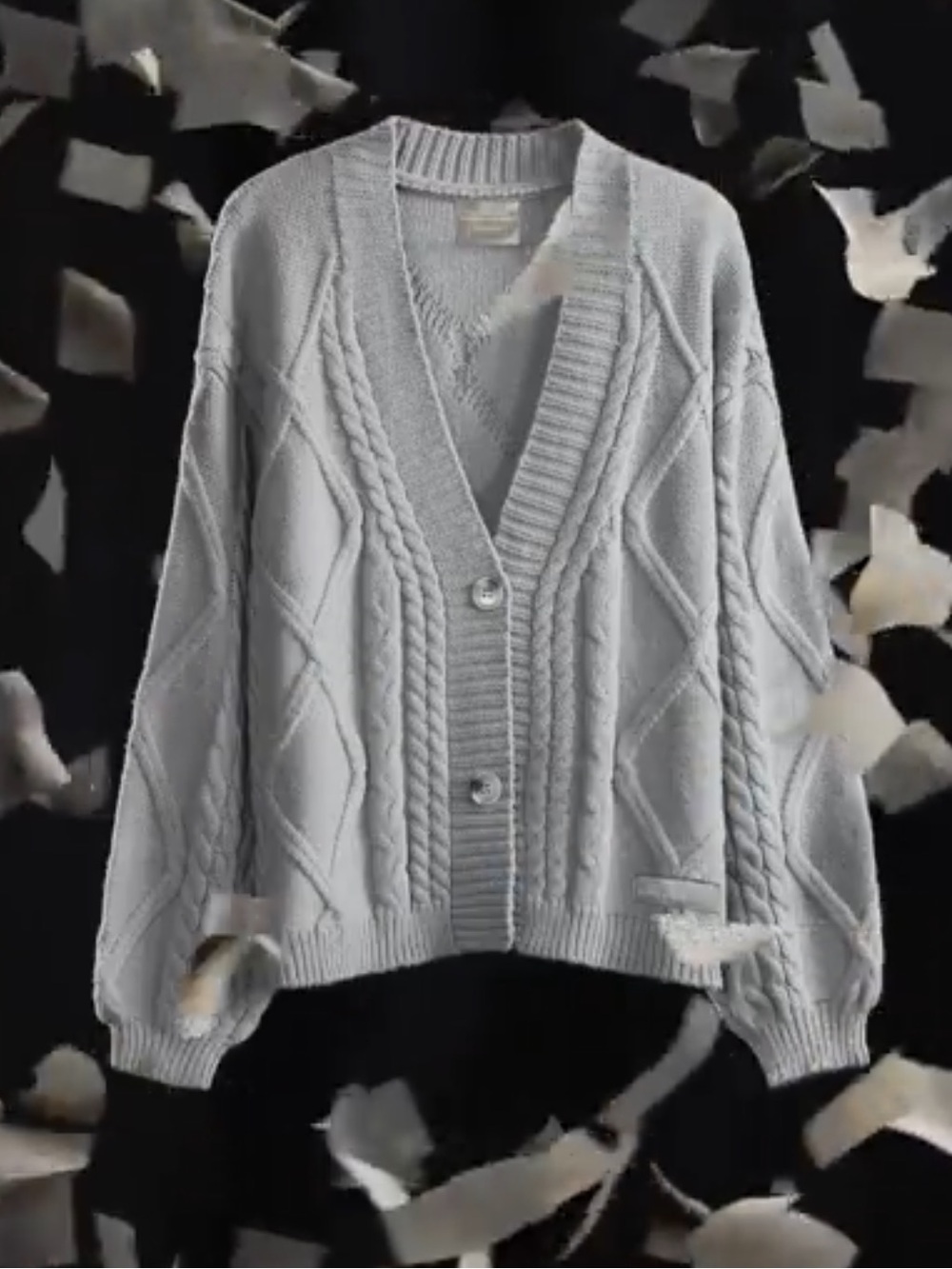 Taylor Swift - Taylor Swift The Tortured Poets Department TTPD Gray Cardigan